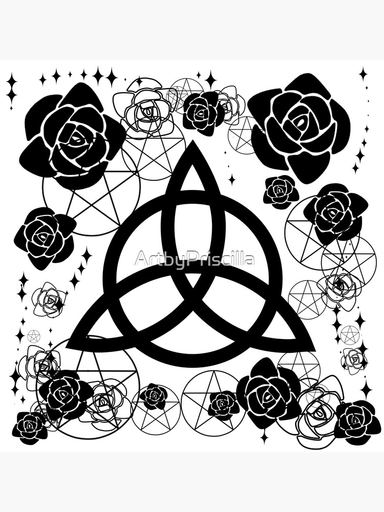 Charmed Triquetra. Pagan, Wicca, Witches