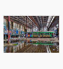 Glebe tram shed Photographic Print