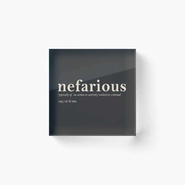 Item preview, Nefarious designed and sold by rogue-design.