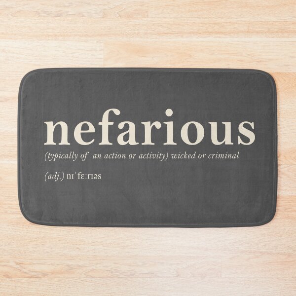 Item preview, Nefarious designed and sold by rogue-design.