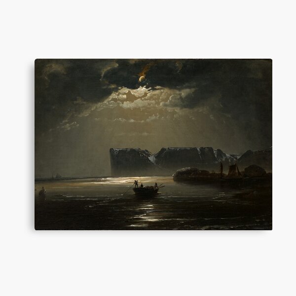  The North Cape by Moonlight by Peder Balke, ,1848  Canvas Print