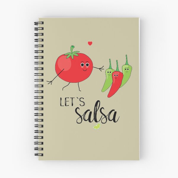 Item preview, Let's Salsa Cute Cartoon Tomato and Chillies designed and sold by HotHibiscus.