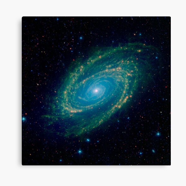 Spitzer telescope (Galaxy M81) Canvas Print