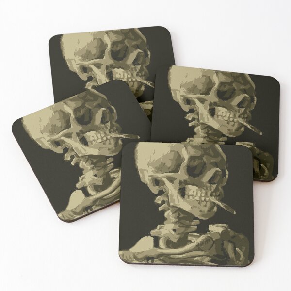 Item preview, Smoking Skeleton by Vincent van Gogh designed and sold by elforzi.