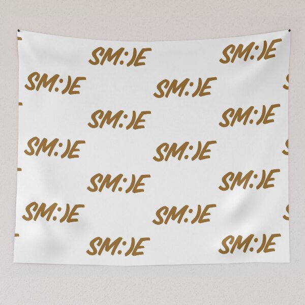 Artikelvorschau, Motivational Inspirational and Positive quote - smile typography text art by Word Fandom - wordfandom entworfen und verkauft von Kerry Pritchard.