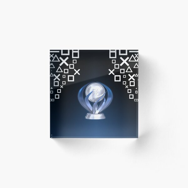 Platinum Trophy Acrylic Block