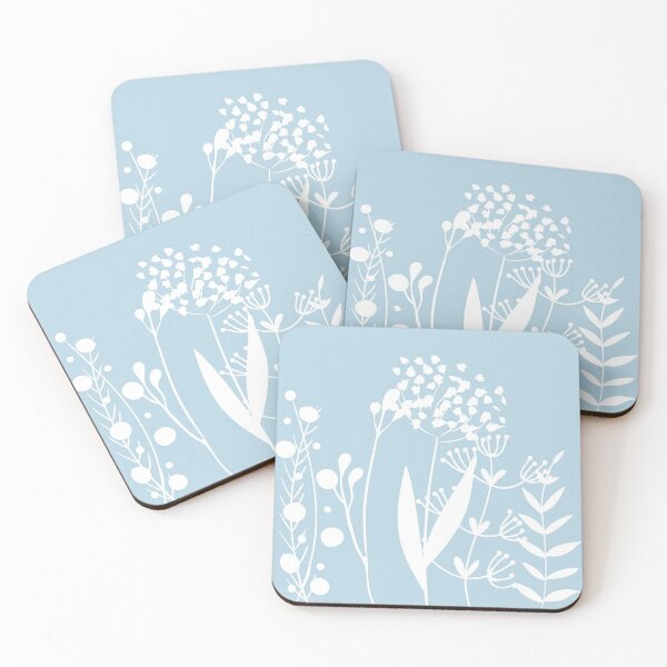 Item preview, Wild Flower on Blue designed and sold by madtoyman.
