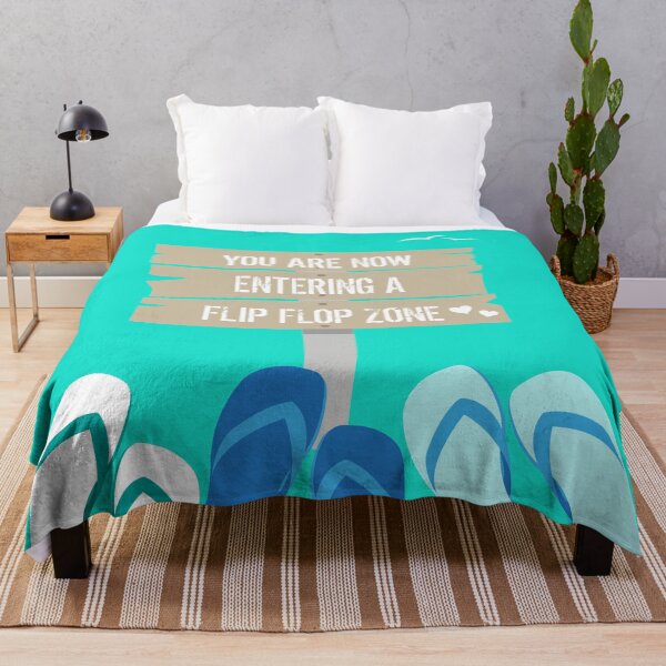 Item preview, Now Entering a Flip Flop Zone designed and sold by HotHibiscus.
