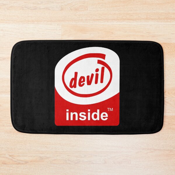 Item preview, Devil Inside Funny Logo Parody designed and sold by ELKaito.