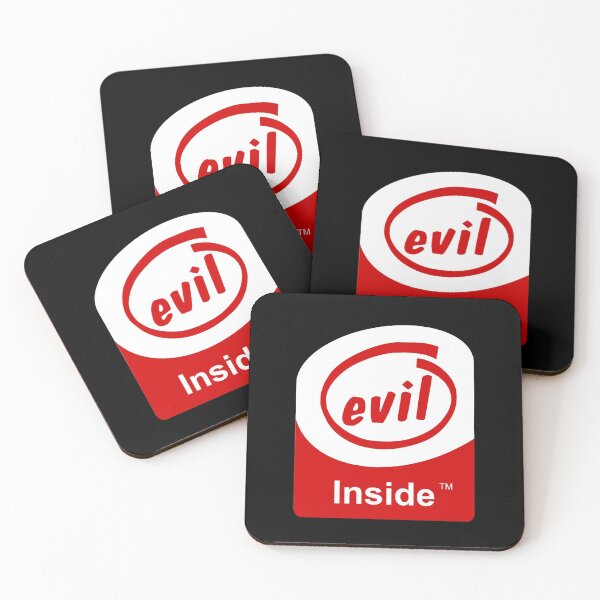 Item preview, Evil Inside Funny Logo Parody designed and sold by ELKaito.
