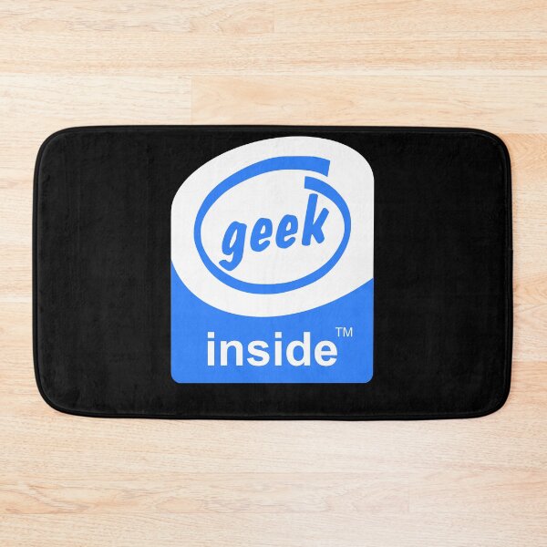 Item preview, Geek Inside Funny Logo Parody designed and sold by ELKaito.