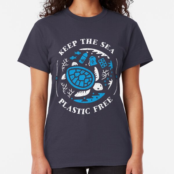 Keep the Sea Plastic Free Marine Scene Classic T-Shirt