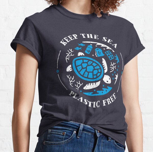 Keep the Sea Plastic Free Marine Scene Classic T-Shirt
