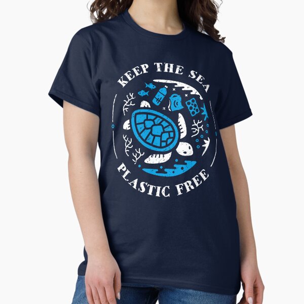 Item preview, Keep the Sea Plastic Free Marine Scene designed and sold by Bangtees.