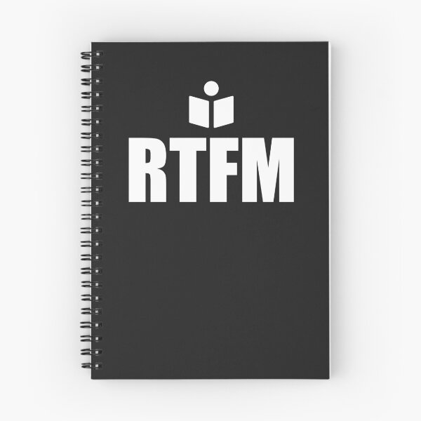Item preview, Geek Nerd Read The Fucking Manual RtfM designed and sold by deichmonster.