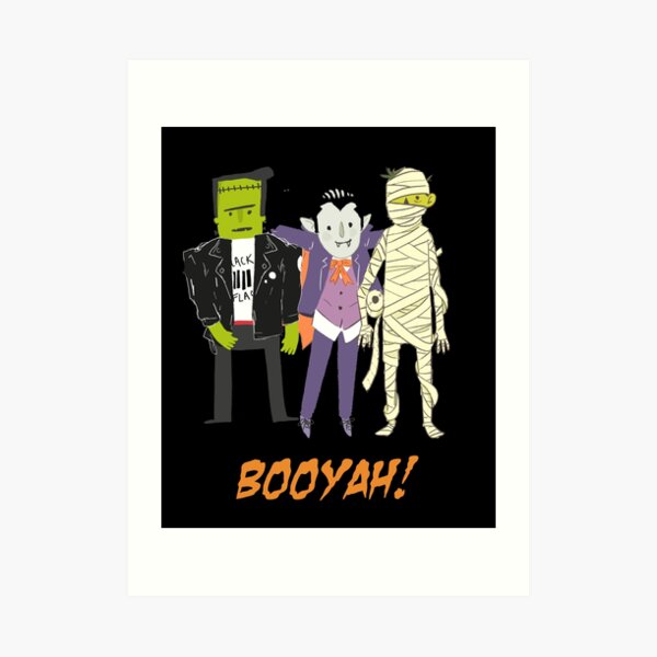 Monster Friends: Frankenstein Dracula and Mummy: Booyah! Halloween
