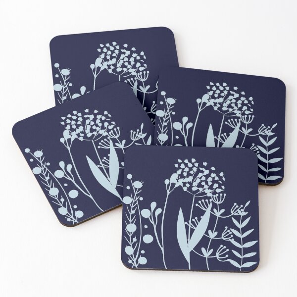 Item preview, Powder Blue Wildflowers designed and sold by madtoyman.