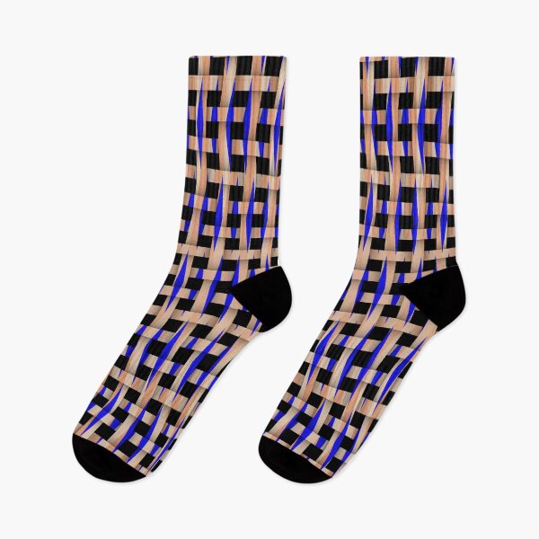 Item preview, Wooden Weave With Blue Pattern designed and sold by MarkUK97.