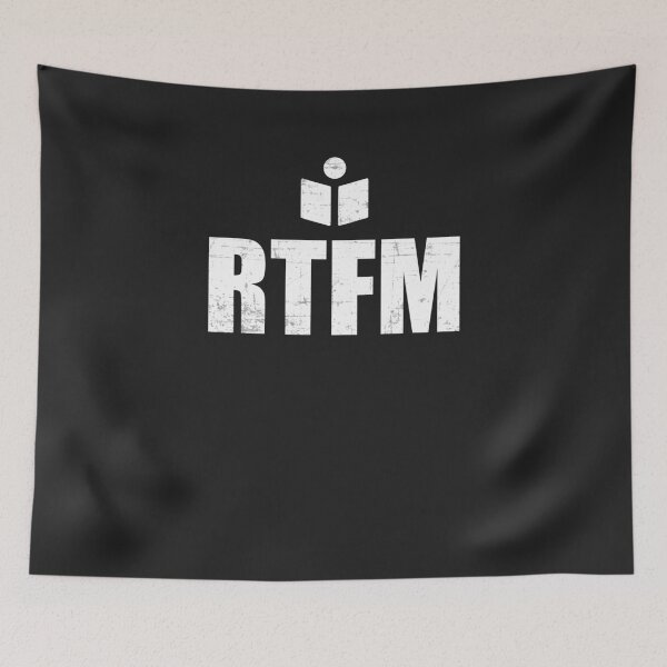Item preview, Geek Nerd Read The Fucking Manual RtfM designed and sold by deichmonster.