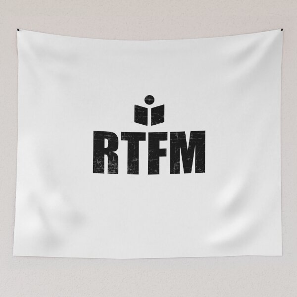 Item preview, Geek Nerd Read The Fucking Manual RtfM designed and sold by deichmonster.