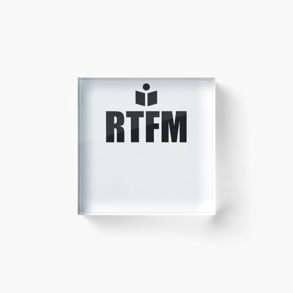 Item preview, Geek Nerd Read The Fucking Manual RtfM designed and sold by deichmonster.