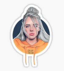 Pegatinas: Billie Elish Redbubble
