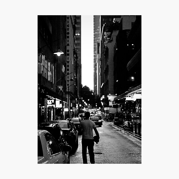 Lean Streets Photographic Print