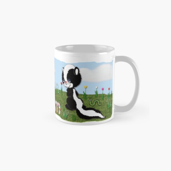 Aperçu de l'œuvre Mom Petite Moufette Coffee Mug  créée et vendue par Lallinda.
