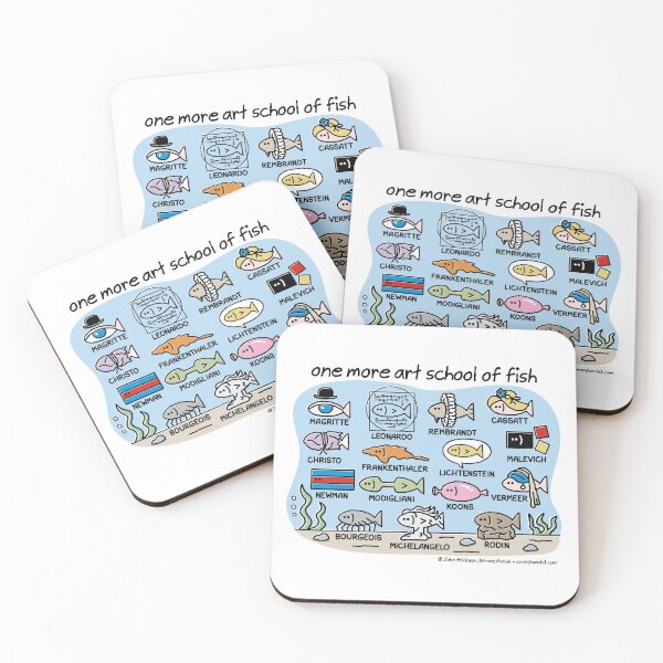 Item preview, one more art school of fish designed and sold by WrongHands.