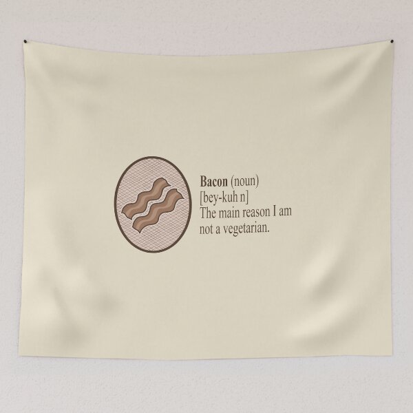 Item preview, Dictionary Definition of Bacon- Funny vocabulary meaning designed and sold by Merch-Tees.
