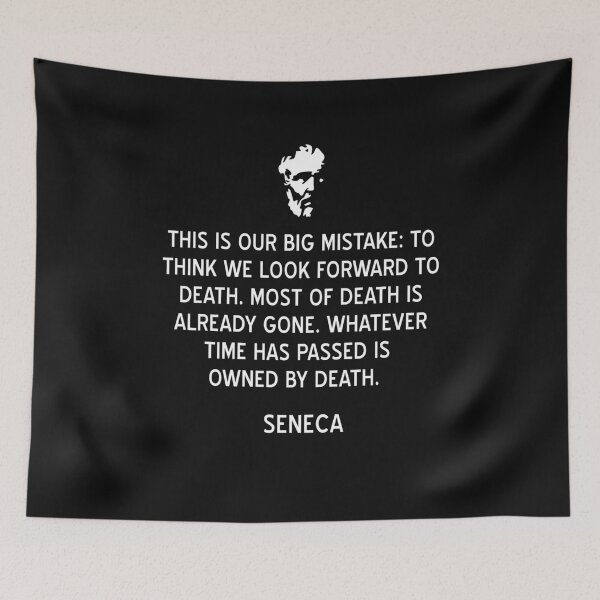 Item preview, Seneca Stoicism Quote on Death designed and sold by jutulen.