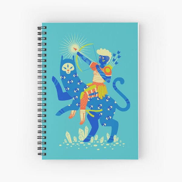 bête féline. Cahier à spirale
