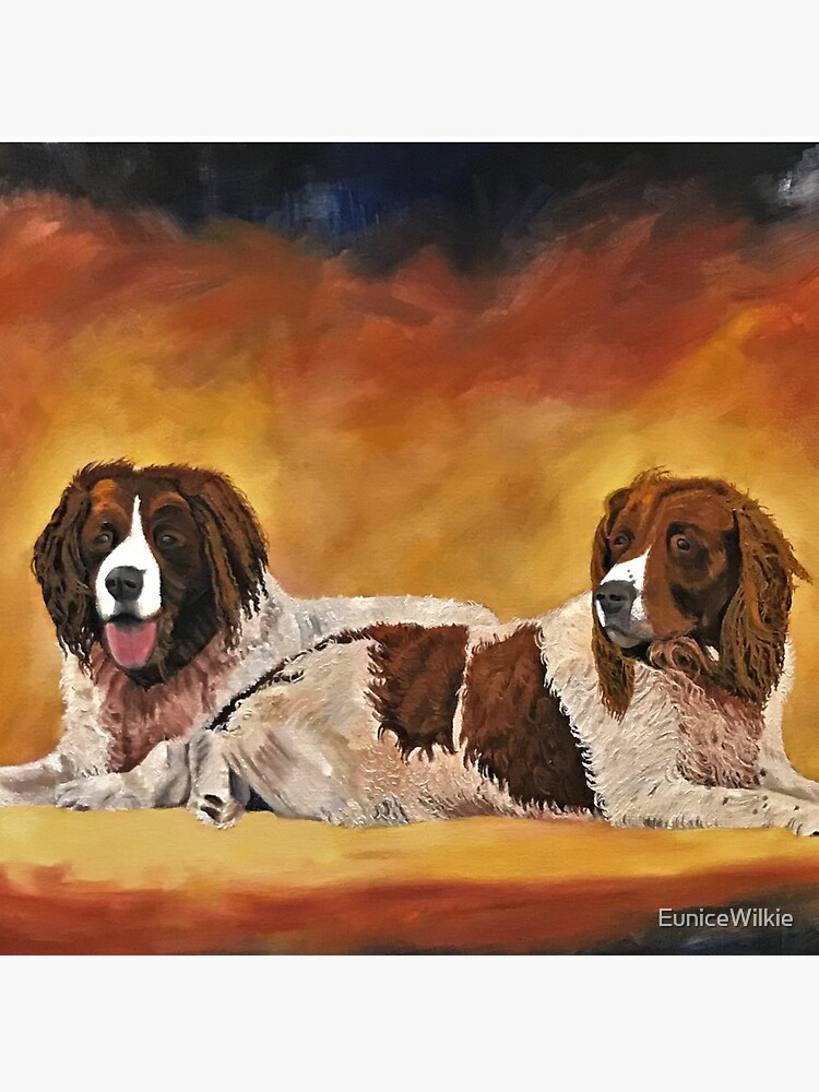 Spaniel Friends - Clock by EuniceWilkie