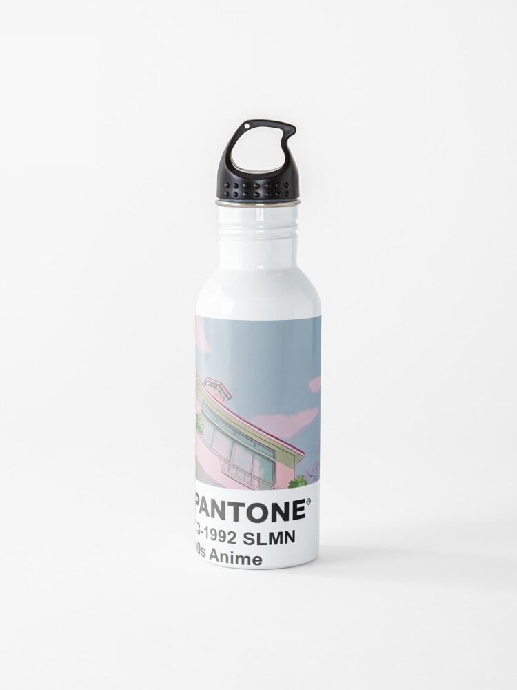 Pantone 90s Anime Water Bottle By Peachpantone Redbubble redbubble