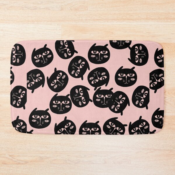 Item preview, Face Black Cat Pattern designed and sold by Bebichic.
