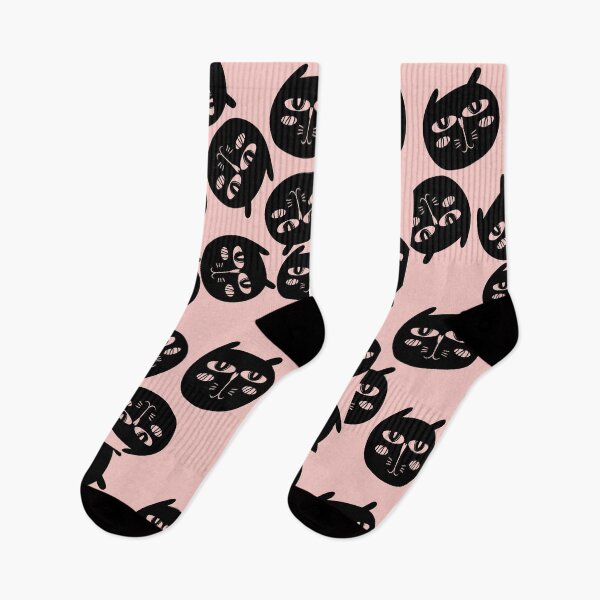 Item preview, Face Black Cat Pattern designed and sold by Bebichic.