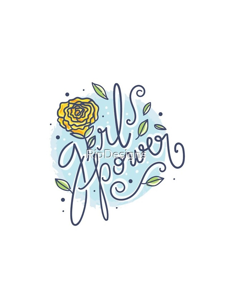 Thumbnail 4 of 4, Samsung Galaxy Phone Case, Girl Power Floral Sticker designed and sold by RipDesigns.