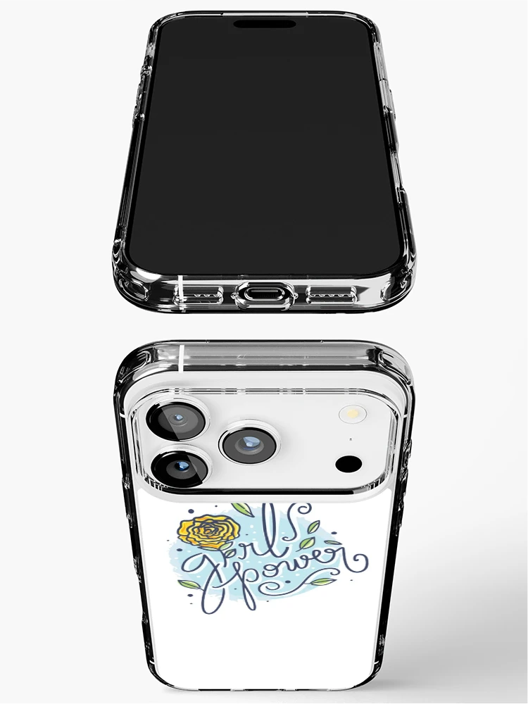 Thumbnail 3 of 5, iPhone Case, Girl Power Floral Sticker designed and sold by RipDesigns.
