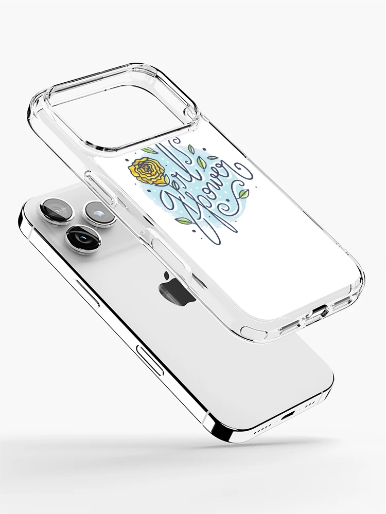 Thumbnail 2 of 5, iPhone Case, Girl Power Floral Sticker designed and sold by RipDesigns.