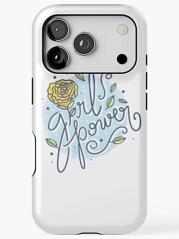 Thumbnail 1 of 4, iPhone Case, Girl Power Floral Sticker designed and sold by RipDesigns.