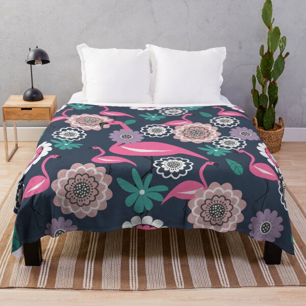 Item preview, Floral with flamingos designed and sold by cocodes.