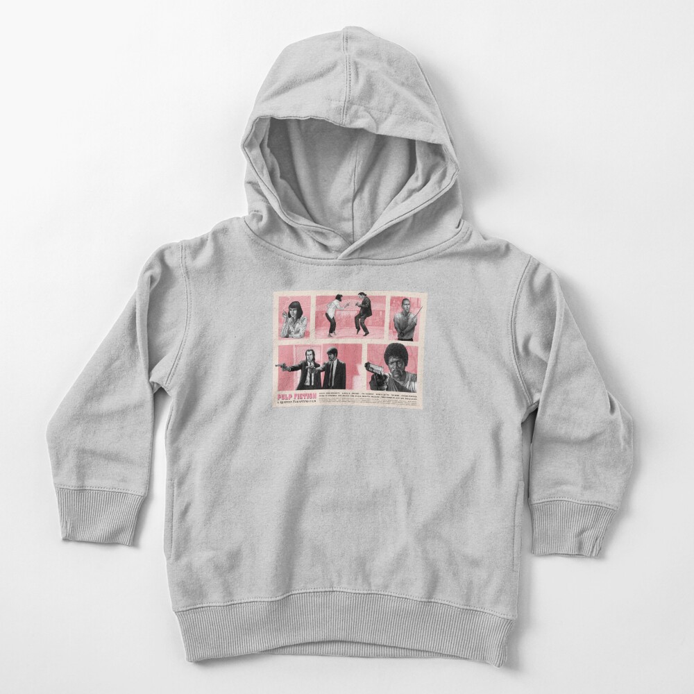 Pulp Fiction Movie Poster Design Toddler Pullover Hoodie