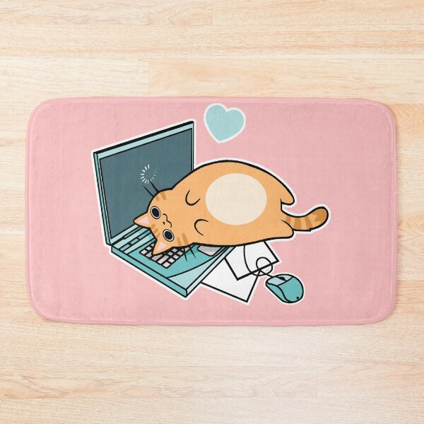 Item preview, Cute Laptop Cat designed and sold by SarahJoncas.