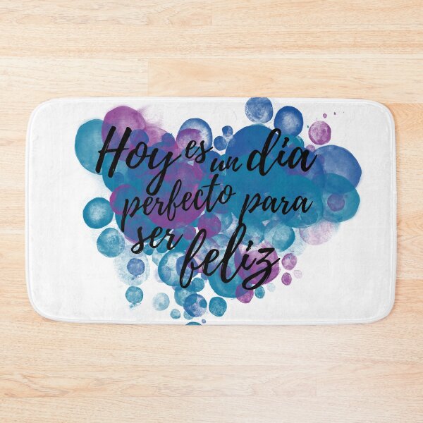 Item preview, Perfect Day To Be Happy Spanish Quote designed and sold by Bebichic.