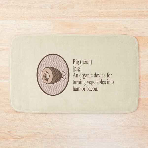 Item preview, Dictionary Definition of a Pig Funny vocabulary meaning designed and sold by Merch-Tees.
