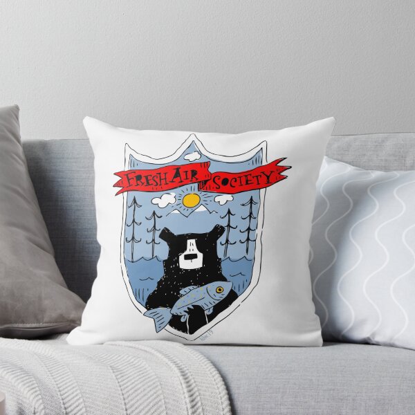 Item preview, Fresh Air Society Bear designed and sold by KyleWhiteInk.