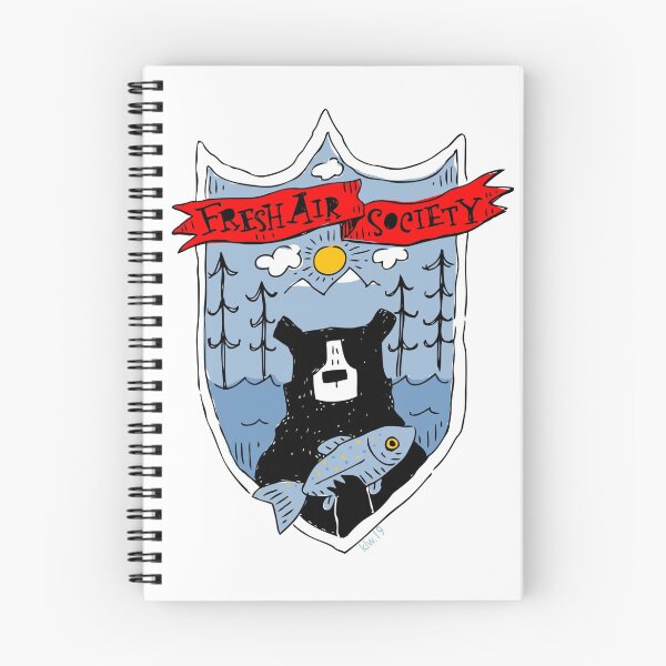 Item preview, Fresh Air Society Bear designed and sold by KyleWhiteInk.