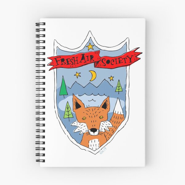 Item preview, Fresh Air Society Fox designed and sold by KyleWhiteInk.