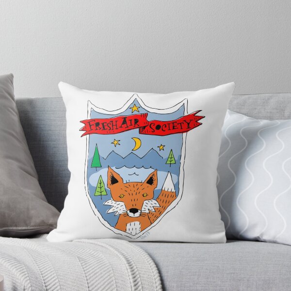 Item preview, Fresh Air Society Fox designed and sold by KyleWhiteInk.