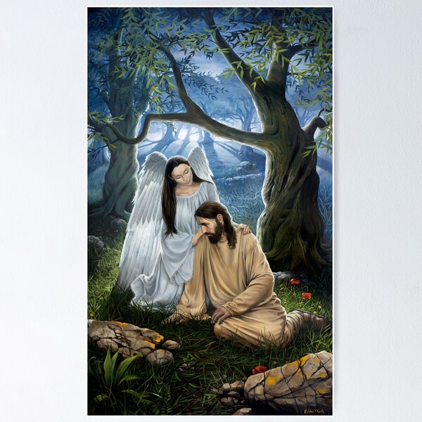 Item preview, Gethsemane - Oil Painting designed and sold by Debbie Clark.